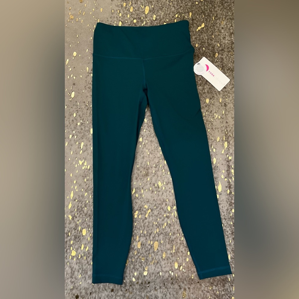 NWT Yogalicious High Rise Ankle Length Nude Tech Color: Dark Sea Size: S
